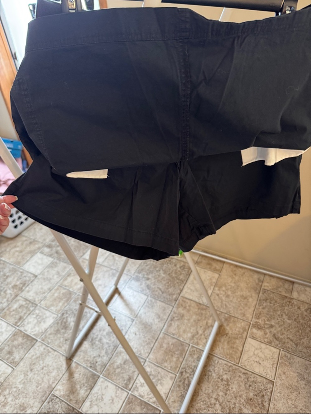 Lane Bryant Black Mini Skort with Cargo Detail - Picture 3 of 3